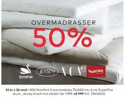 Skeidar XOV Komfort 5 overmadrass tilbud