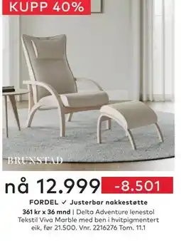 Skeidar Delta Adventure lenestol tilbud