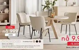 Skeidar Corinne spisestol tilbud