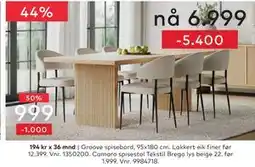 Skeidar Camaro spisestol tilbud