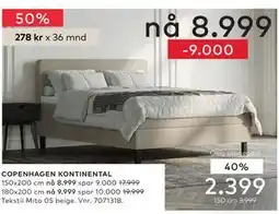 Skeidar Oslo sengegavl tilbud