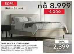 Skeidar COPENHAGEN KONTINENTAL tilbud