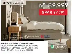 Skeidar MAJESTIC AQTIVE II REGULERBAR tilbud