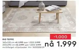 Skeidar RIO TEPPE tilbud