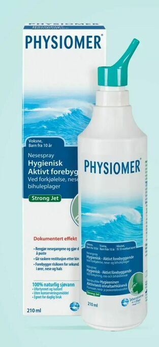 Apotek 1 Physiomer nesespray Jet strong tilbud