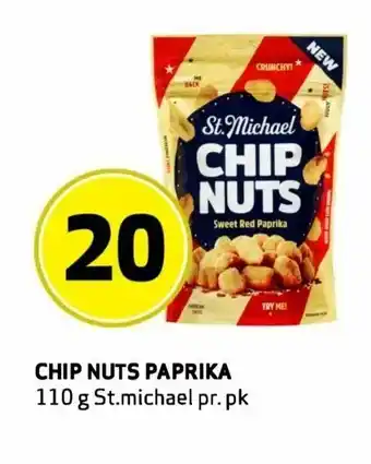 Bunnpris Chip nuts paprika tilbud