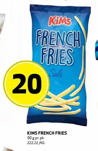 Bunnpris Kims french fries tilbud