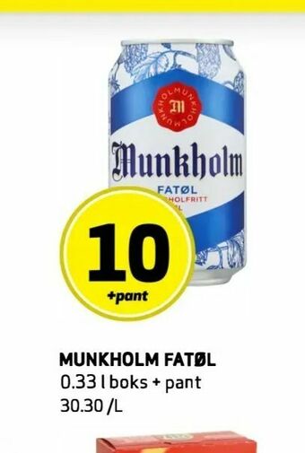 Bunnpris Munkholm fatøl tilbud