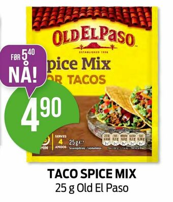 Kiwi TACO SPICE MIX tilbud