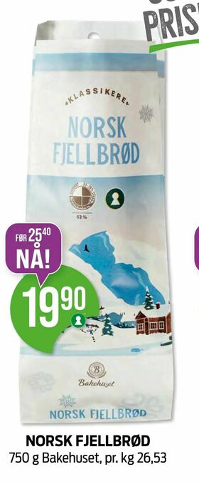 Kiwi Norsk fjellbrød tilbud