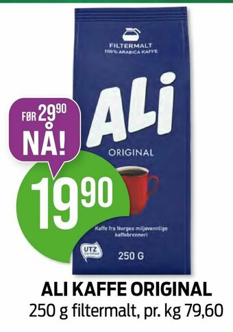 Kiwi Ali kaffe original tilbud