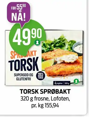 Kiwi Torsk sprøbakt tilbud