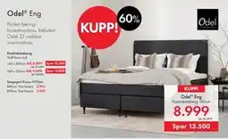 Fagmøbler Odel Eng Kontinentalseng 160cm tilbud