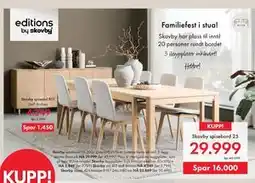Fagmøbler Skovby spisebord 25 tilbud