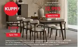 Fagmøbler Contento spisestol tilbud