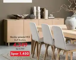 Fagmøbler Skovby spisestol 813 tilbud