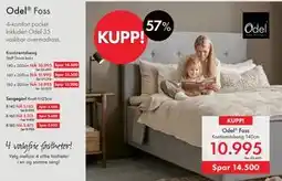 Fagmøbler Odel Foss Kontinentalseng tilbud