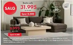 Fagmøbler Torino sofabord tilbud
