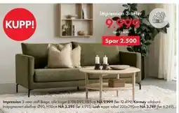 Fagmøbler Impression 3-seter tilbud