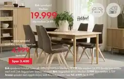 Fagmøbler Birk. spisebord tilbud