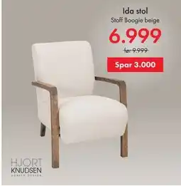 Fagmøbler Ida stol tilbud