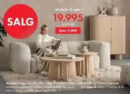 Fagmøbler Michelin 3-seter tilbud