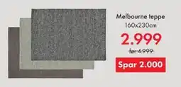 Fagmøbler Melbourne teppe tilbud