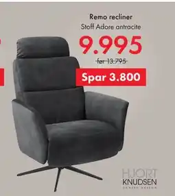 Fagmøbler Remo recliner tilbud