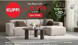 Fagmøbler San Remo sofa tilbud