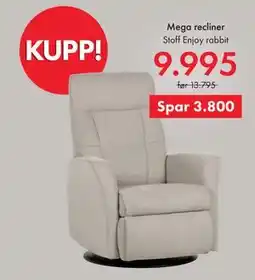 Fagmøbler Mega recliner tilbud