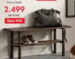 Fagmøbler Circus benk tilbud