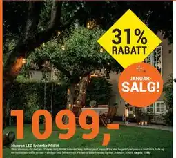 Elektroimportøren Namron LED lyslenke RGBW tilbud
