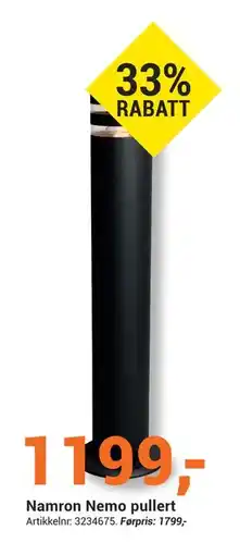 Elektroimportøren Namron Nemo pullert tilbud