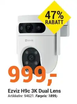 Elektroimportøren Ezviz H9c 3K Dual Lens tilbud