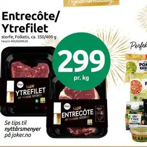 Entrecôte/ Ytrefilet
