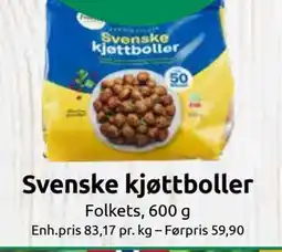 Joker Svenske kjøttboller tilbud