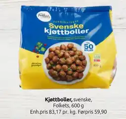 Joker Kjøttboller tilbud