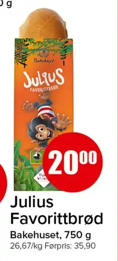Spar Julius Favorittbrød tilbud