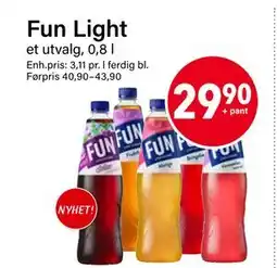 Nærbutikken Fun Light tilbud