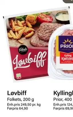 Nærbutikken Løvbiff tilbud