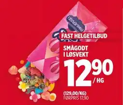 Meny SMÅGODT I LØSVEKT tilbud
