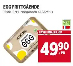 Meny EGG FRITTGÅENDE tilbud