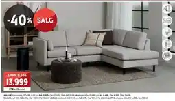 Bohus AMALIE hjørnesofa tilbud
