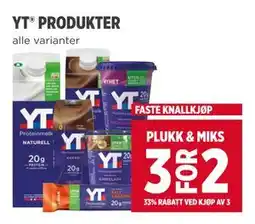 Meny YT PRODUKTER tilbud