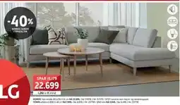 Bohus NORDIC hjørnesofa tilbud