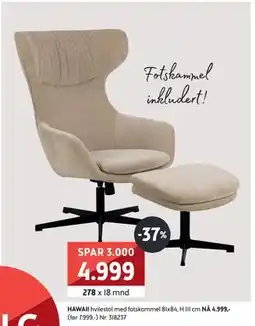 Bohus HAWAII hvilestol tilbud