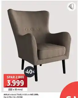 Bohus AVILA hvilestol tilbud