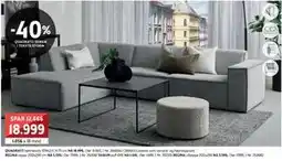 Bohus QUADRATO hjørnesofa tilbud