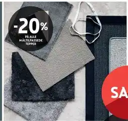 Bohus 20% PÅ ALLE MÅLTILPASSEDE TEPPER tilbud