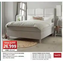 Bohus OPUS kontinentalseng 160x200 tilbud